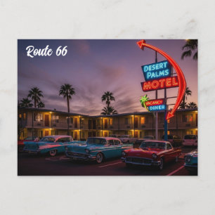 Route 66 postkarte