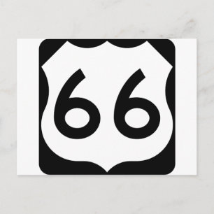 Route 66 postkarte