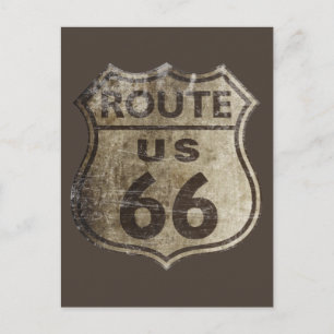 Route 66 postkarte