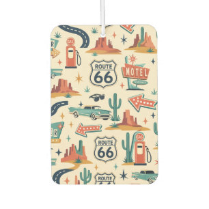 Route 66 Retro Wüstenstraßen-Trip Autolufterfrischer
