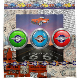 Route 66 Rideau de douche