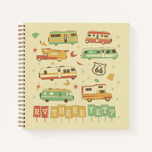 Route 66 RV Notizbuch (Vorderseite)
