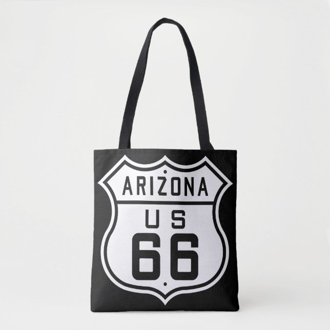 Route 66 Sac fourre-tout aux signes de la route (Devant)
