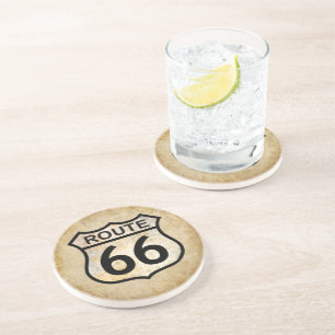 Route 66 sandstein untersetzer