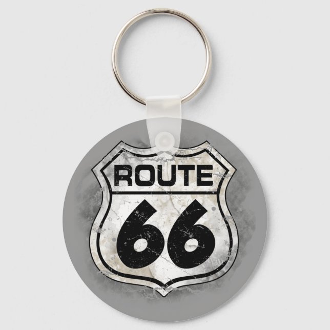 Route 66 Schlüsselanhänger (Vorderseite)