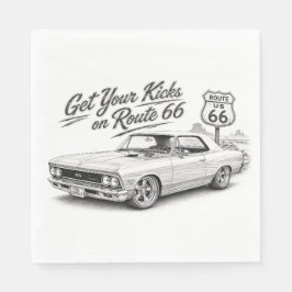 Route 66 Servietten
