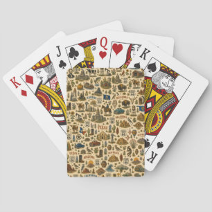 Route 66 Staaten Lucky Tour Spielkarten