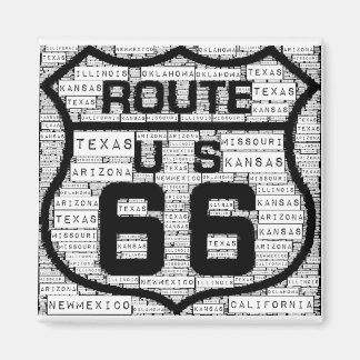 Route 66 Staaten Magnet