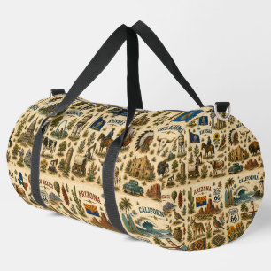 Route 66 Staaten-Wochenend-Tour Duffle Bag