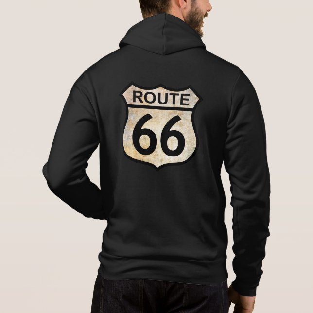 Route 66 Sweat - shirt à capuche (Dos)