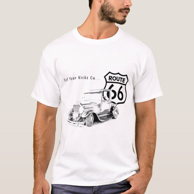 Route 66 T - Shirt (Vorderseite)