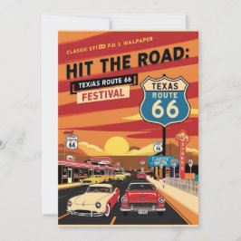 Route 66 Texas Postkarte