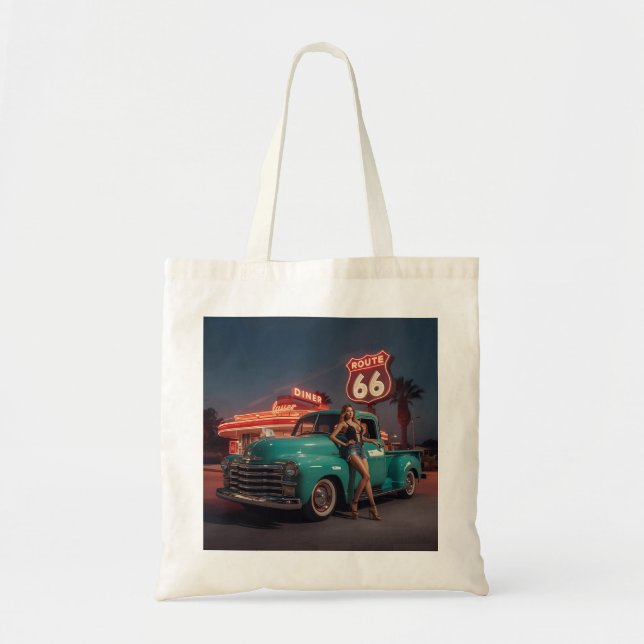 Route 66 Tote Bag  (Devant)