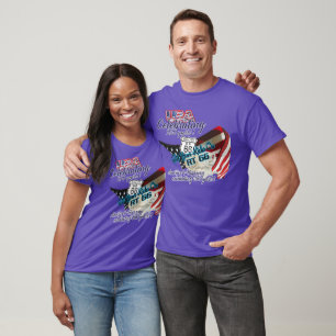 Route 66 USA250 drapeau t-shirt