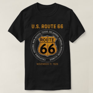 Route 66 Verkehrsschild T-Shirt