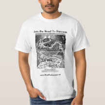 ROUTE au T-shirt de motivation célèbre de SUCCÈS