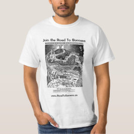 ROUTE au T-shirt de motivation célèbre de SUCCÈS