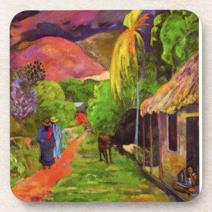 Route de Gauguin dans des dessous de verre du