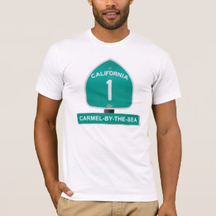 Route de la Californie 1 Carmel par le T-shirt de