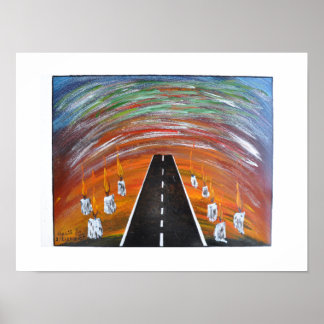 Route de souffrance / Paper (Matte) Poster
