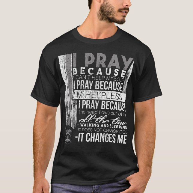 Route de T-shirt de police d'état de prière de (Devant)