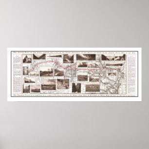 Route pittoresque limitée - Affiche