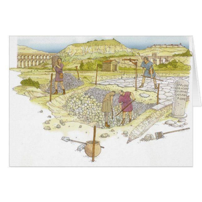 Route romaine. Détail (Devant horizontal)