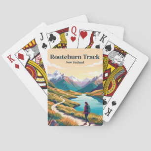 Routeburn Track Neuseeland Spielkarten