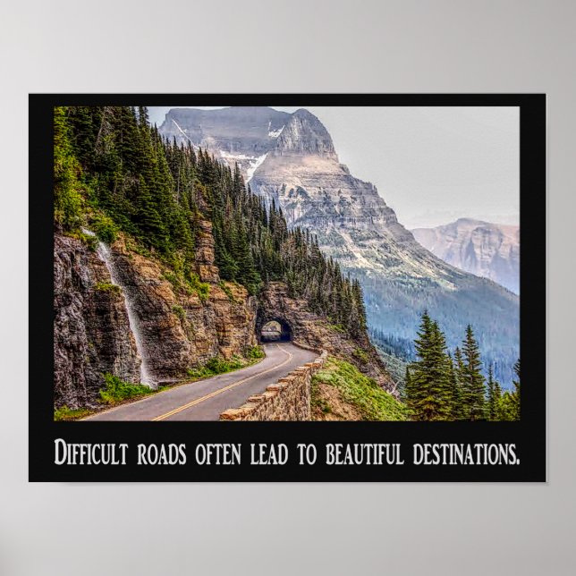 Routes difficiles - Belles Destinations - Poster (Devant)