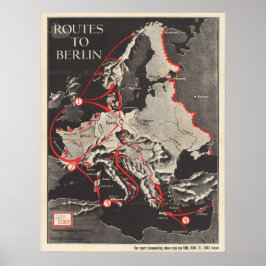 Routes to Berlin Poster