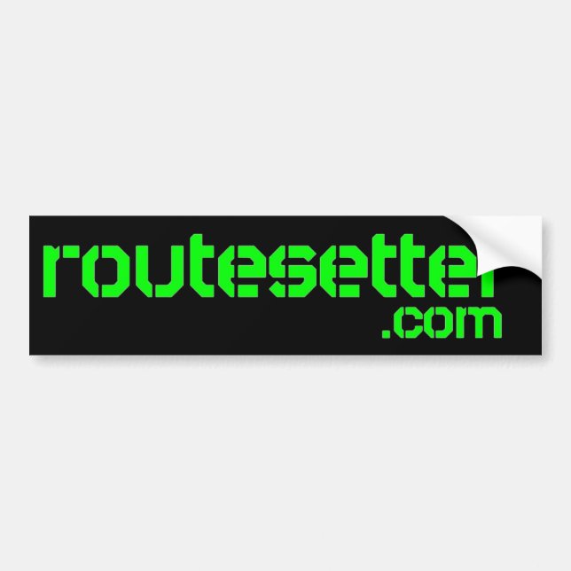 routesetter.com-Aufkleber Autoaufkleber (Vorne)