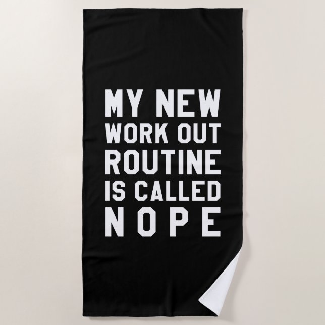 Routine Strandtuch (Vorderseite)