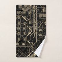 Routing-Prozess Elektronisches schwarzes Retro Gol