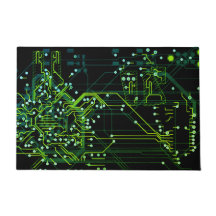 Routing-Prozess Grüner Abstrakter elektronischer G