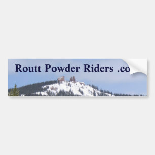 Routt Pulver-Reiter-Autoaufkleber Autoaufkleber
