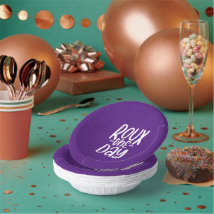 Roux the Day Cajun Mardi Gras Gumbo Party Pappteller