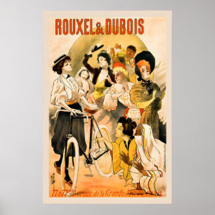 Rouxel & Dubois Fahrradposter Poster