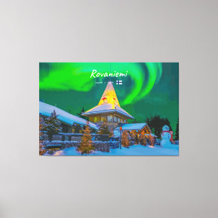 Rovaniemi, Finnland - Magische Aurora  Leinwanddruck