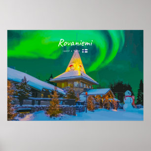Rovaniemi, Finnland - Magische Aurora Poster