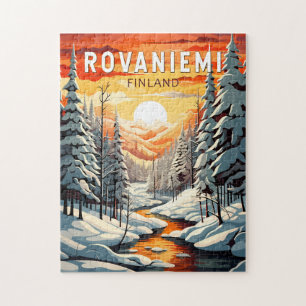 Rovaniemi Finnland Reise Kunst Vintage