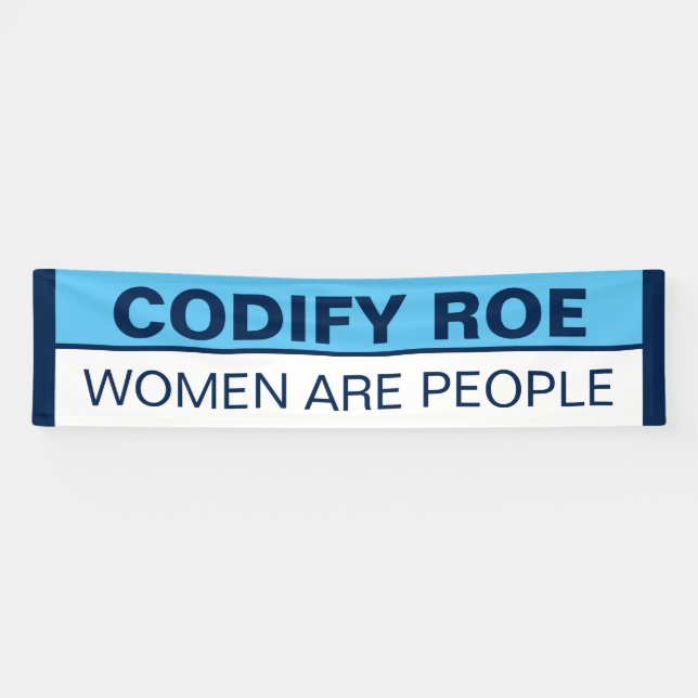 Rovember Codify Roe Frauen sind Menschen Banner (Horizontal)