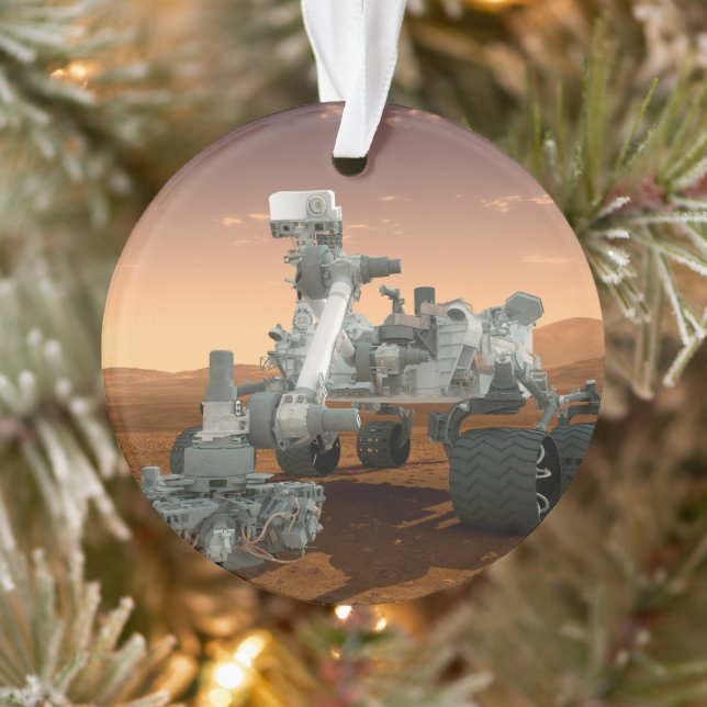 Rover Curiosity Du Laboratoire Scientifique Mars.  (Arbre)