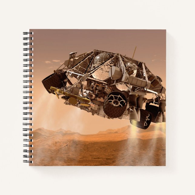 Rover & Descent-Bühne für das Wissenschaftslabor f Notizbuch (Vorderseite)