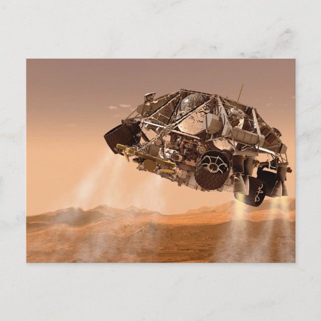 Rover & Descent-Bühne für das Wissenschaftslabor f Postkarte (Vorderseite)