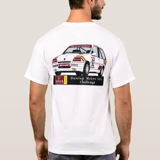 Rover-Metro-T-Shirt T-Shirt (Rückseite)