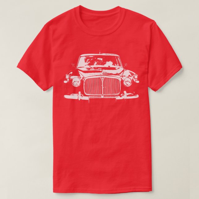 Rover P5 1960er Klassik-Monoblock weiß T-Shirt (Design vorne)