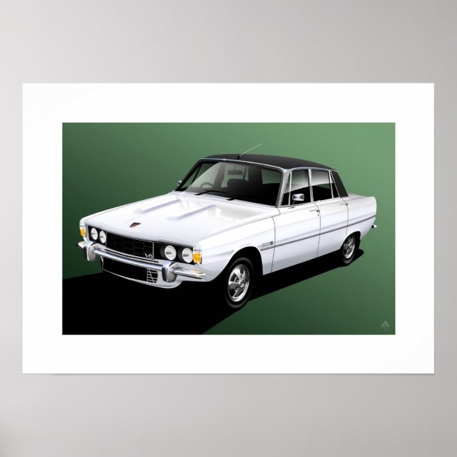 Rover P6 3500 V8 Poster (Vorne)
