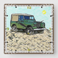 Rover Square Clock