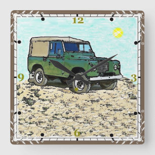Rover Square Clock Quadratische Wanduhr