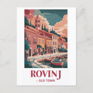 Rovinj, Croatie - Carte postale Beauté Côtière : C